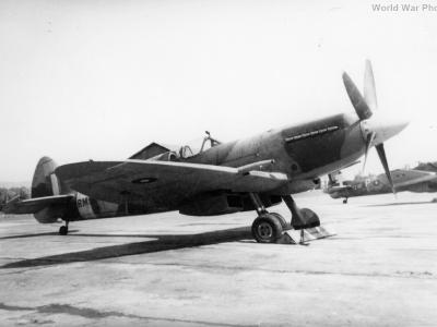 Spitfire 14 and TZ161 Santa Cruz near Bombay