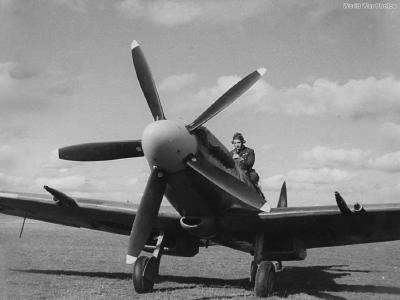 Spitfire Mk XIV front view