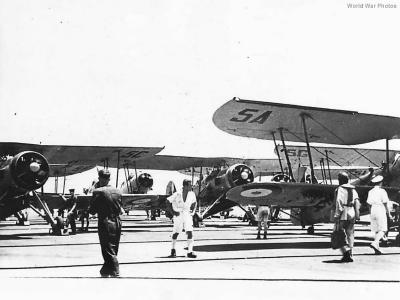 818 Squadron Swordfish aboard HMS Ark Royal 1940
