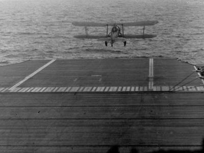 Swordfish 813 Squadron Takes Off From USS Wasp 1942 2