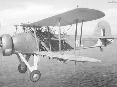 Fairey Swordfish Mk II LS348 KL of No, Squadron 756 Ceylon