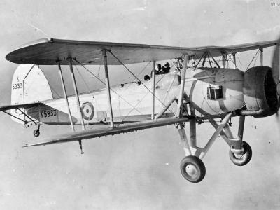 Swordfish Mk I K5933 in flight