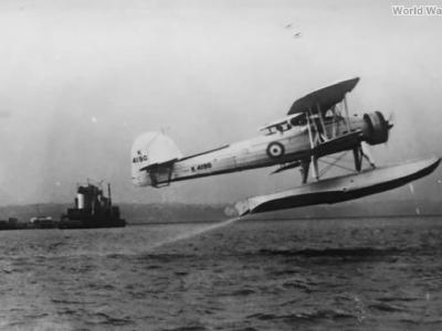Swordfish Seaplane take off