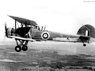 Fairey Swordfish V4719 over Nova Scotia