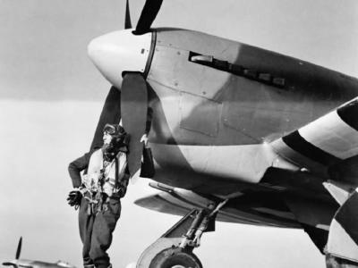 Tempest Mk V of No. 486 Sqn at Castle Camps