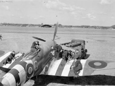 Tempest Mk V JF-G of 3 Sqn at Newchurch