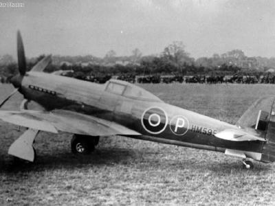 Tempest Mk V prototype HM595