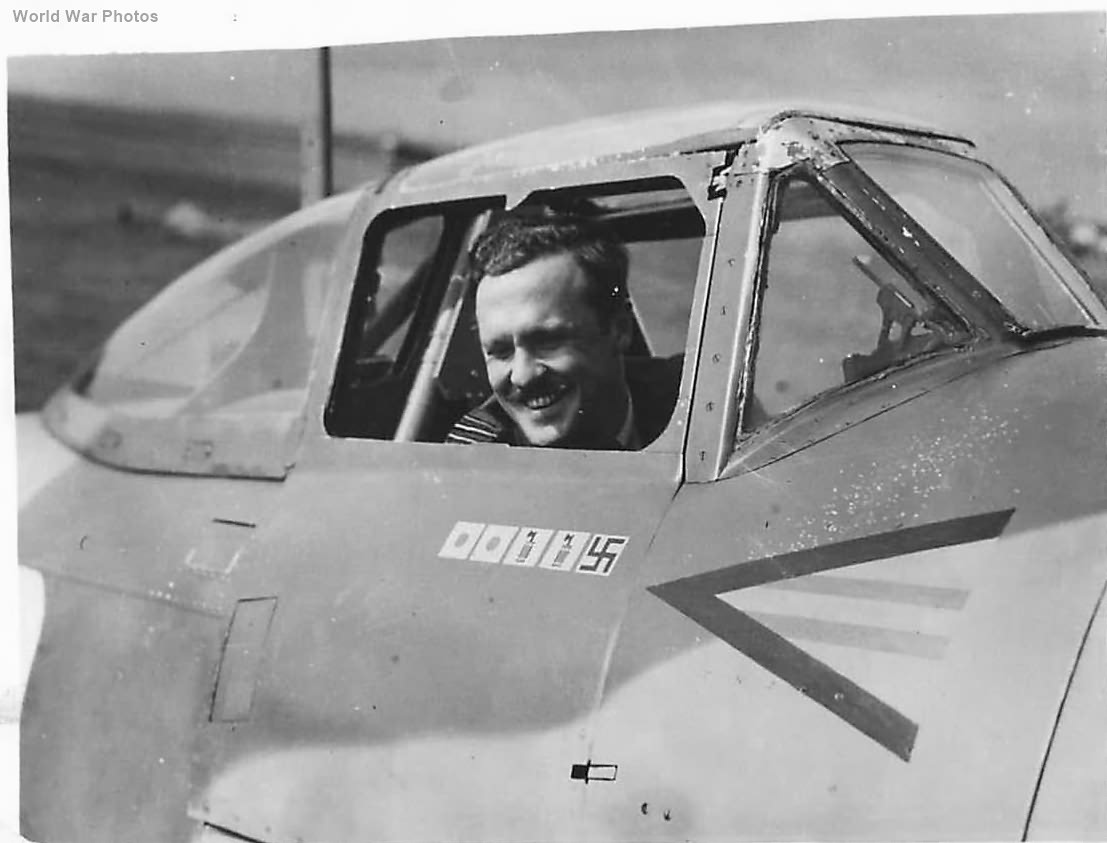 Canadian Ace Bob Davidson CO of No 143 Wing in his Typhoon ’43