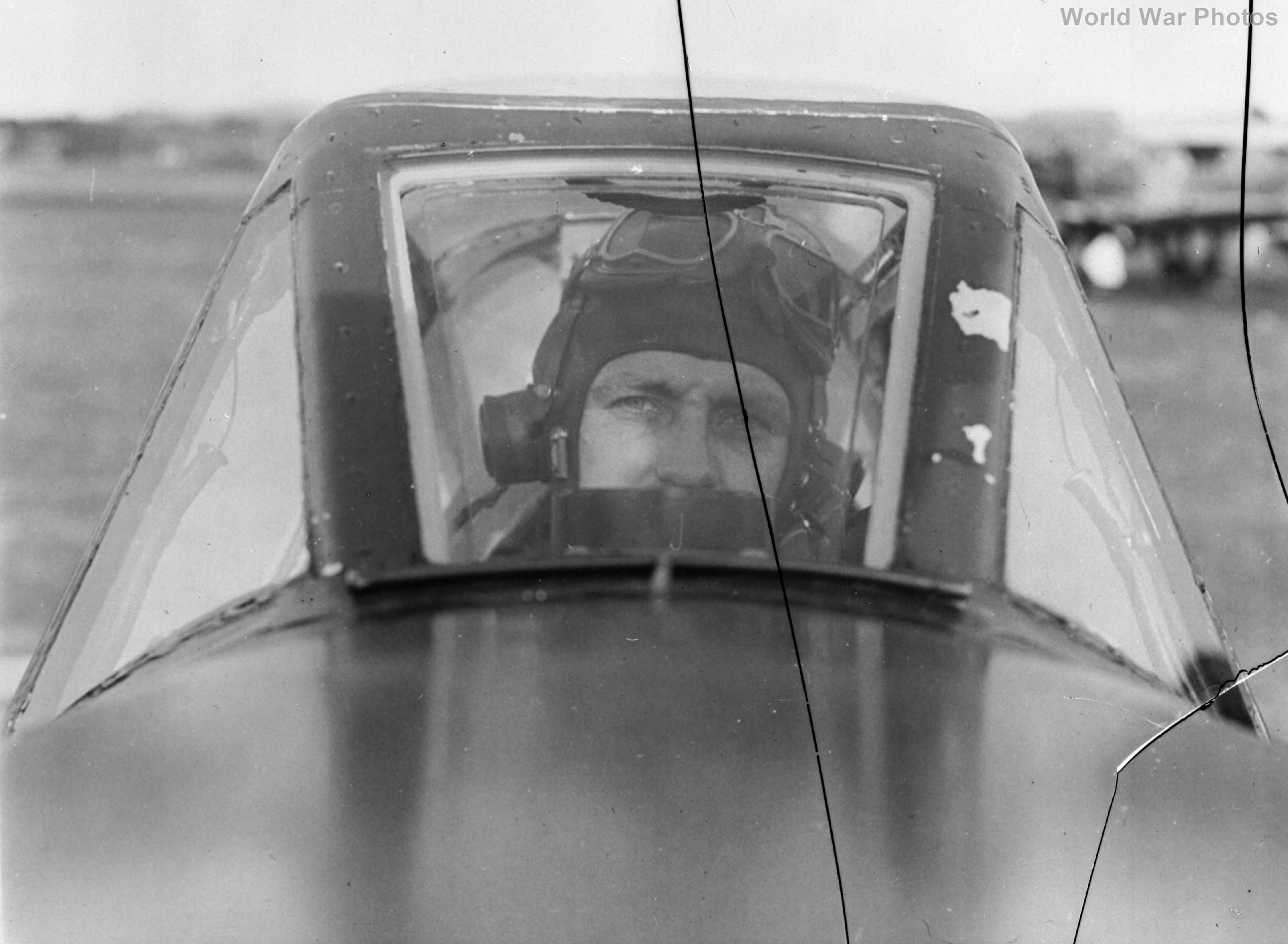 FO Frank Murphy in the cockpit of Typhoon