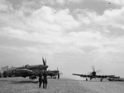 Typhoon TP-V of 198 Sqn at Plumetot