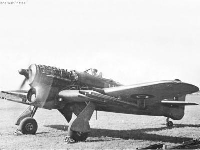 Typhoon without the engine cowling