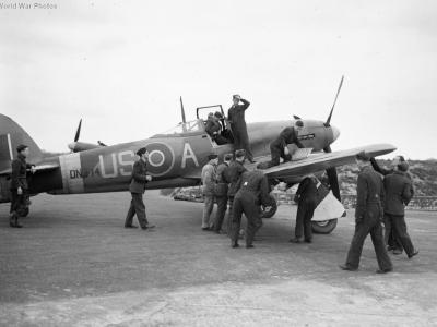 Hawker Typhoon DN374 US-A of 56 Sqn Matlaske