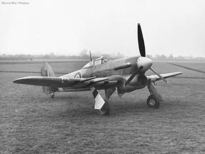 Typhoon IB EK122 at Langley with scheme B canopy, 1942