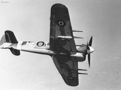 Hawker Typhoon IB JR128 HF-L of 183 Sqn RAF