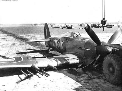 Hawker Typhoon XM-K of No. 182 Squadron RAF 1945