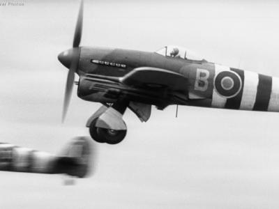 Wing Commander Brooker, 123 Wing in his Typhoon MN570