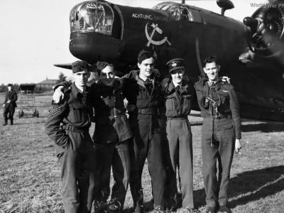 Wellington of No. 75 Squadron RAF with nose art