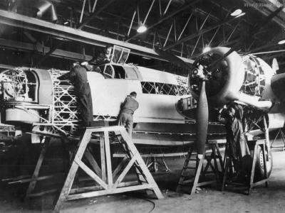 Wellington Being Built at Vickers-Armstrong Plant