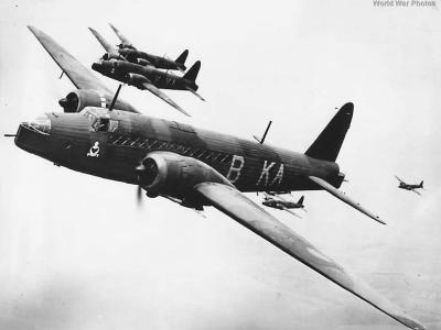 Vickers Wellington Bombers of No 9 Squadron