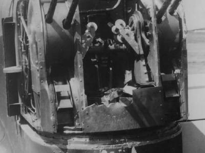 Wellington Damaged Rear Gun Turret