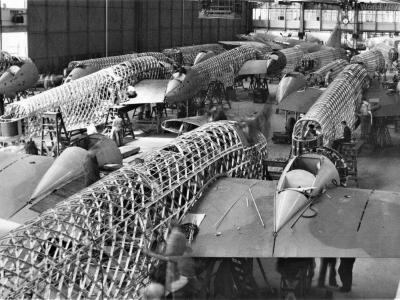 Wellingtons under construction