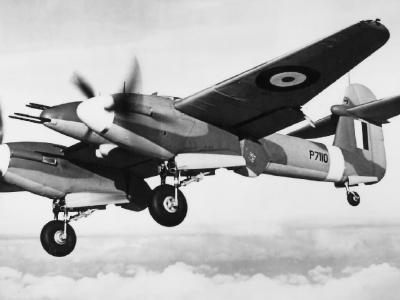 Whirlwind P7110 with undercarriage and flaps down