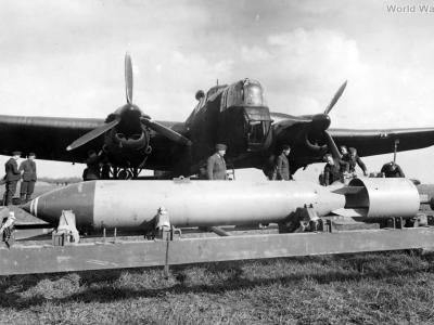 Whitley 2000lb Bomb Ready for Loading