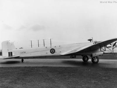 Whitley GR Mk VII LA794 at Baginton