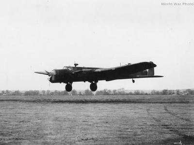 Armstrong Whitworth Whitley V Landing
