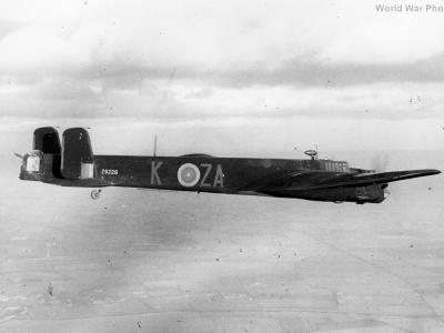 Whitley Mk V in flight