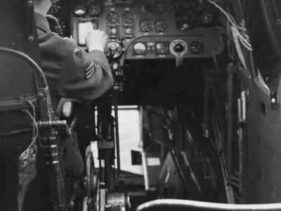 Whitley's cockpit interior