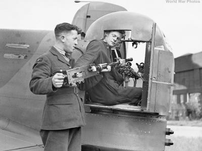 rear turret Whitley V 58 Squadron RAF