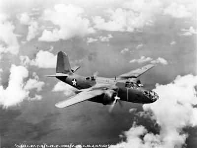 A-20A over Oahu 29 May 1941