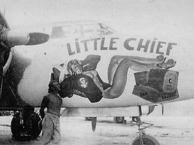 A-20G Havoc LITTLE CHIEF of the 90th Bomb Group