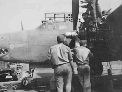 A-20 47th Bomb Group shark mouth