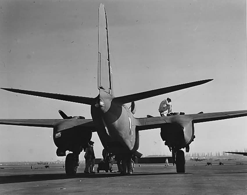 Douglas A-20 rear view