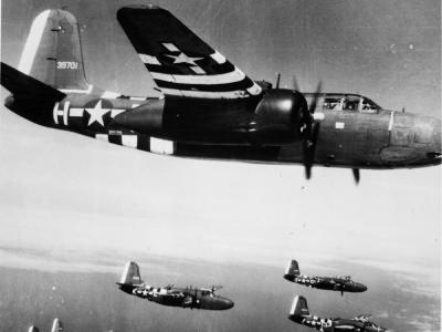 A-20G Havoc 43-9701 of the 416th BG, 668th BS