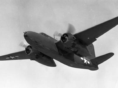 A-20H in flight