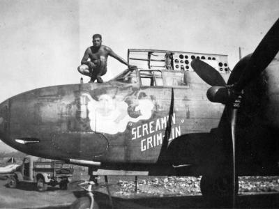 A-20G 417th BG Screamin Grim lin