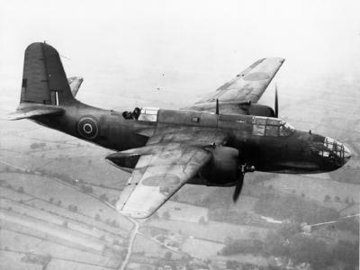 DB-7B Boston III of No. 107 Squadron RAF in flight