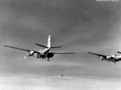 A-26B 386th BG over Germany 20Apr45