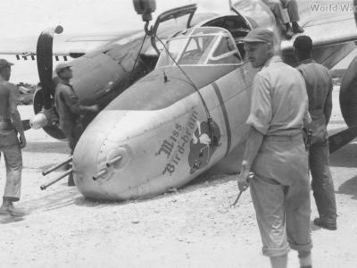 A-26 Miss Bird-Brain Okinawa 1945