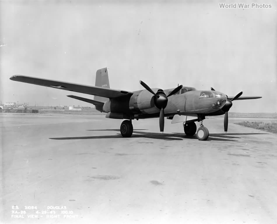 Douglas XA-26 Invader 41-19504 29 April 1943 | World War Photos