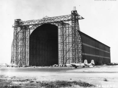 Airship Shed and A-20 Karachi