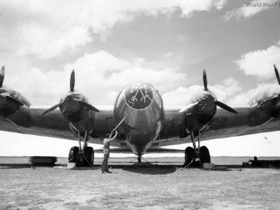 Boeing XB-15 frontal view