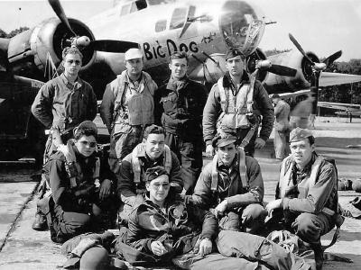 B-17G Bomber BIG DOG crew