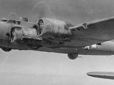 B-17 Flying Fortress in flight
