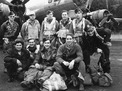 Crew and B-17G Bomber