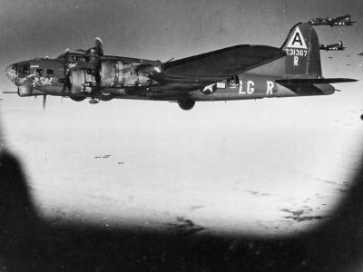 B-17G 42-31367 Chow Hound of 91st Bomb Group 322nd BS over Berlin on March 8 1944