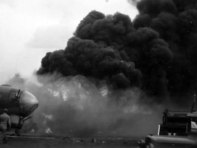 B-17G Crash and Fire 42-37789 3